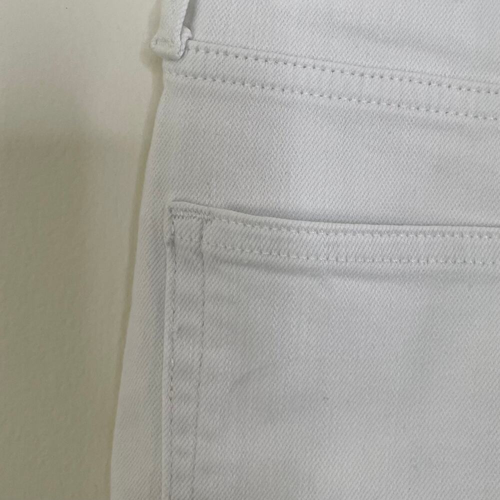 NWT J. Crew Factory Petite white stovepipe‎ straight jean signature stretch 31P - Picture 11 of 12